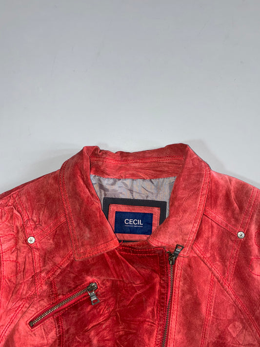 Sesil Premium Original Suede Leather Jacket (S)