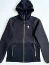 Black Yak Black Fleece Full-Zip Hooded Jacket – (S)