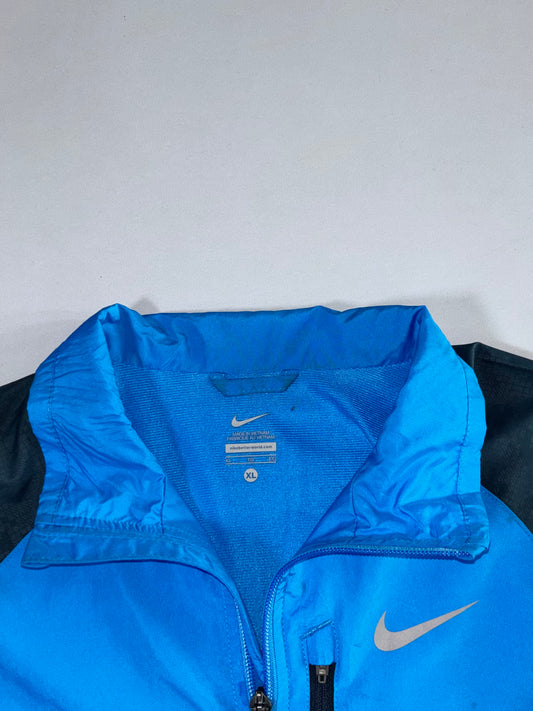 Nike Colorblock Full-Zip Windbreaker Jacket Blue/Black  (S/M)