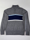 Tommy Hilfiger Premium Cotton V-Neck Sweater – Forest Green (S)