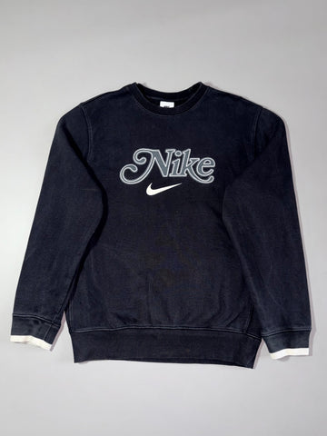 Nike Script Spellout Swoosh Crewneck Sweatshirt (M)