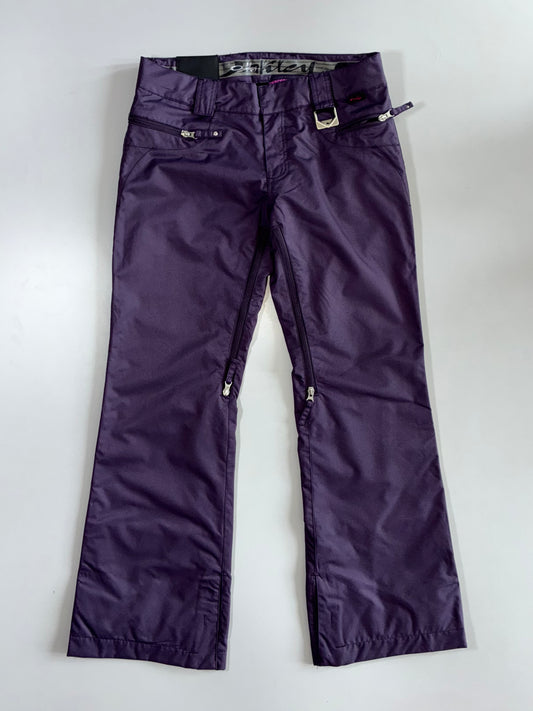 Oakley Vail Purple Snow Pants — Pink Logo Y2K Ski Cargo (W:32 |L:40)