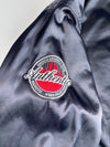 Vintage 90s Majestic Boston Red Sox MLB Satin Snap Button Bomber Jacket (XL)