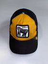 Goorin Bros “Gorilla” Mustard/Black Trucker Cap (Adjustable)