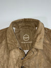 Bugatti Olive Suede Collared Jacket (XL)