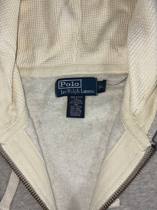 Polo by Ralph Lauren Full Zip Hoodie Grey (2XL)