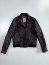 Con Bipel Vera Pelle Suede Bomber (Italian) Jacket (S)