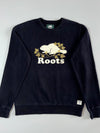 Roots | Black Beaver Logo Crewneck (M)