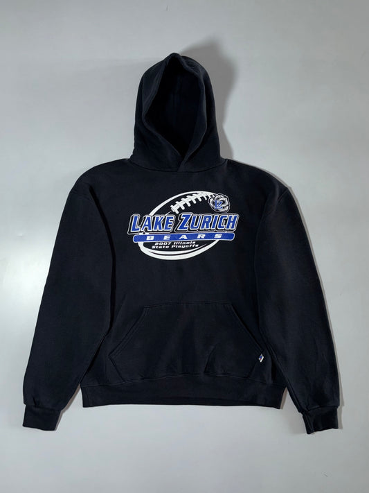 Russell Athletic “Lake Zurich Bears” 2007 Illinois State Playoffs Hoodie (M)