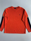 Young Polo Vigor | Orange V-Neck Sweater | (XL)