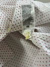 Banana Republic White Dot Print Slim Flex Fit Stretch Shirt – (S)