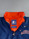 Starter Auburn Tigers  Insulated Puffer | Snap Button Jacket (XL/2XL)