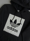 Adidas Skateboarding | Black Blackbird Box Logo Hoodie | (M)