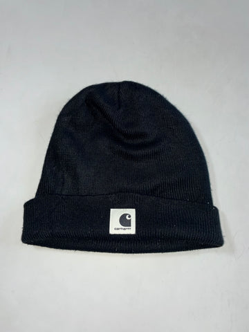 Carhartt WIP Ashley Beanie – Black with Tonal Patch (H-11.5 inches /W-10.5)