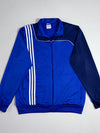 Vintage Adidas Royal Blue & Navy 3-Stripe Track Jacket (XL)