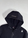 Spyder Black Knit Fleece Full-Zip Hoodie (M/L)