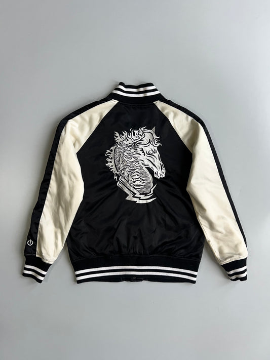 Overkill Inc. Horseshoe & Star Varsity Bomber Embroidered (M)