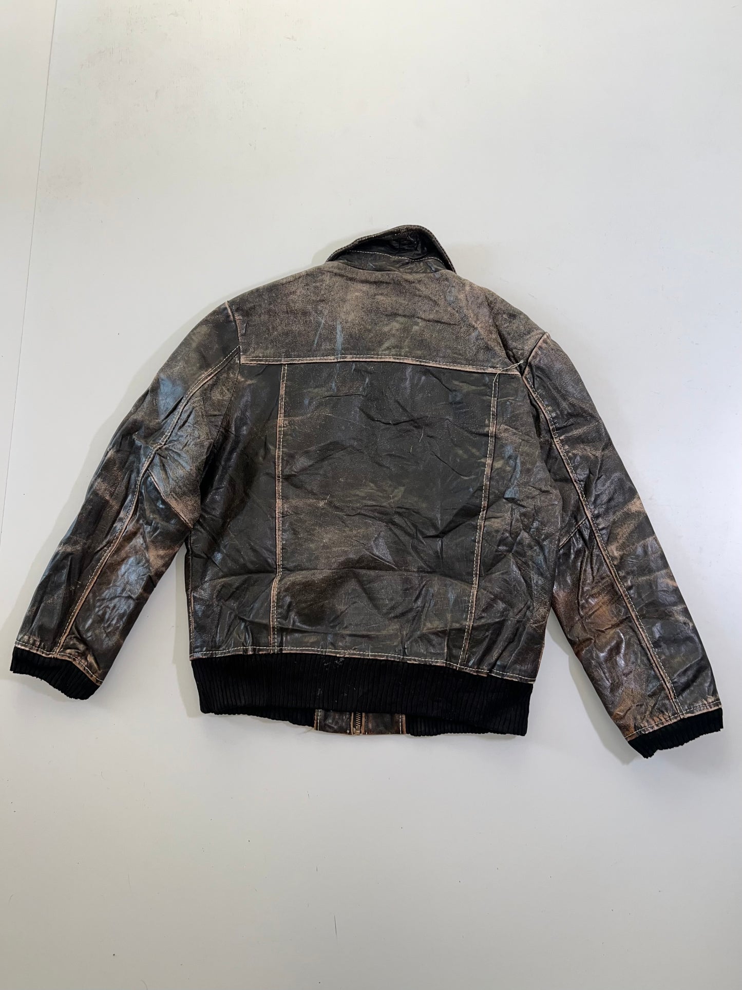 ZJack & Jones Vintage Super Premium Original Leather Jacket (L)