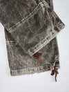 Fishbone Washed Grey Corduroy Cargo Pants (W:32|L:43)