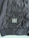 Jizo Bosatsu Crash Between Grace & Fury Black Nylon Bomber Jacket Freedom Embroidered Streetwear (L)