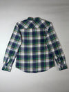 Tommy Hilfiger Denim Plaid Flannel Shirt – Green/Navy (L)