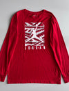 Jordan | Red Graphic Long Sleeve Tee (M)