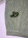 Vintage Chemise Lacoste Sage Green Cardigan Made in France (XL)