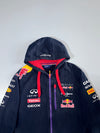 Pepe Jeans x Red Bull Racing F1 Team Hoodie Navy w/ Red Lining, Infiniti/Total/Geox Sponsors (XL)