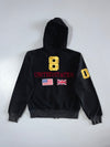 Polo Ralph Lauren USA Flag Big Pony Zip Hoodie Embroidered logo (S)