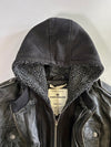 Tom tailor Premium Original Leather Jacket (Detechable hood) (L)