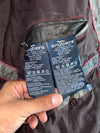 Engbers Distressed Brown Leather Jacket with Shearling Collar Jacket (L)