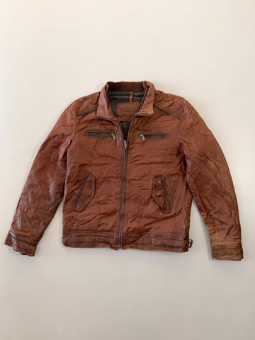 ZMassimo Dutti Super Premium Original Leather Jacket (S)