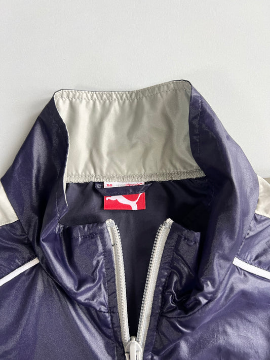 Puma | Navy White Colourblock Track Jacket |(S)