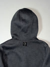 Vintage Black Yak Charcoal Hooded Zip-Up Jacket (XS)