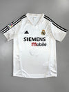 Adidas Real Madrid 2004/05 Home Jersey — Zidane #5 | Siemens Mobile | LFP Patch (M/L)