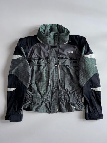 The North Face Extreme Colorblock Ski Jacket Grey Black (XL)