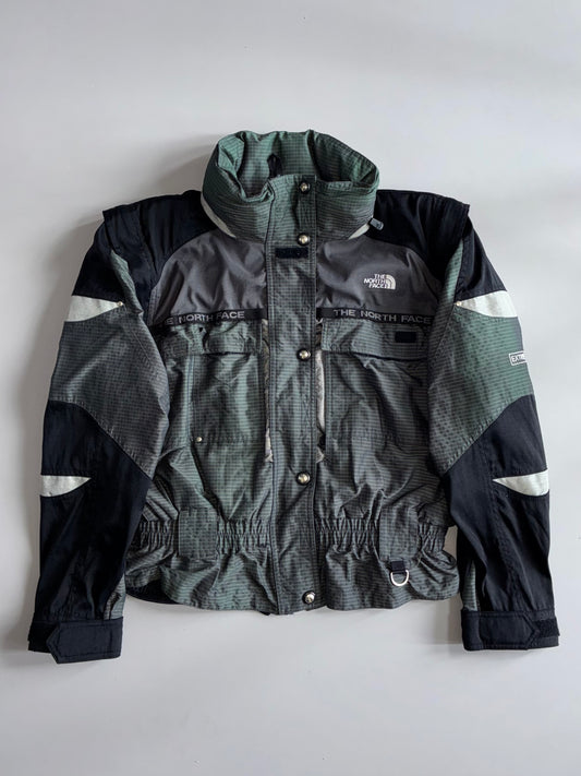 The North Face Extreme Colorblock Ski Jacket Grey Black (XL)