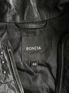 Bonita Leather Womens Moto Vest (L)