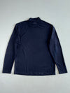 Vintage Puma Navy Mock Neck Long Sleeve Top (L)
