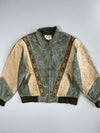 Vintage Western Premium Original Sued Leather Jacket (L/XL)