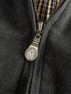 Marlboro Classics Faded Black Canvas( Leather Collar) Workwear Jacket (XL)