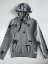 Roots Grey Hockey Print Hoodie (M/L)