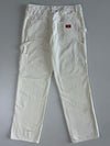 Dickies White Striped Corduroy Carpenter Pants (W:32|L:41)