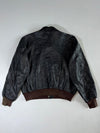 Vintage Super Premium Original Leather Bomber Jacket (XL)