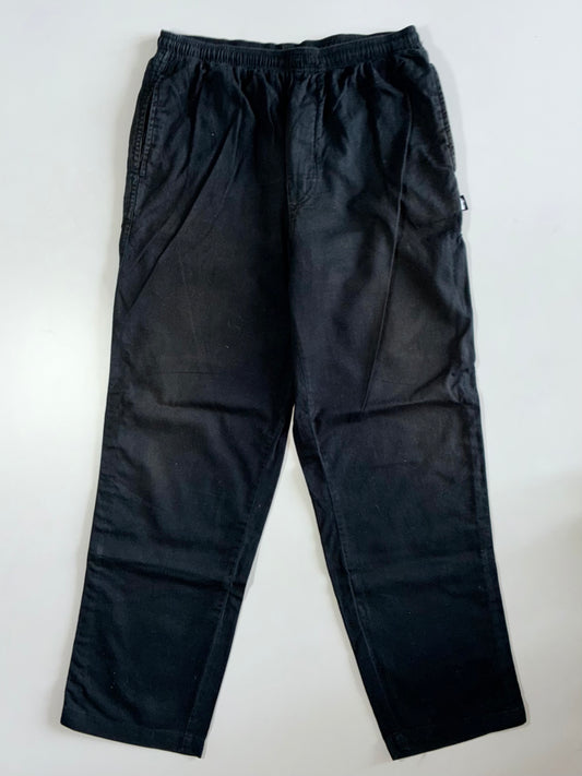 Stussy Black Washed Cargo Pants Elastic (W:32|L:41)