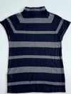 Prada Striped Wool Mock Neck Knit Top – women’s(XXS)