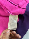 Roots Athletics Fleece-Lined Zip-Up Hoodie Purple/Pink, Beaver Logo, Thumbholes, (XS)