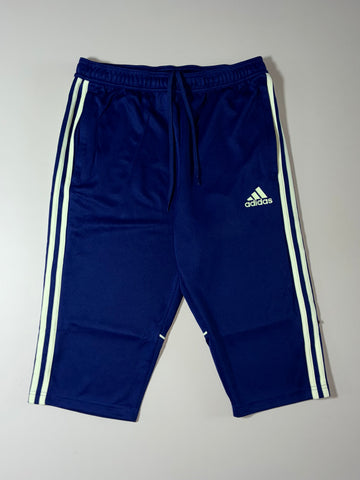 Adidas Navy 3/4 Track Pants – 3 Stripes (W:30) (L:26)