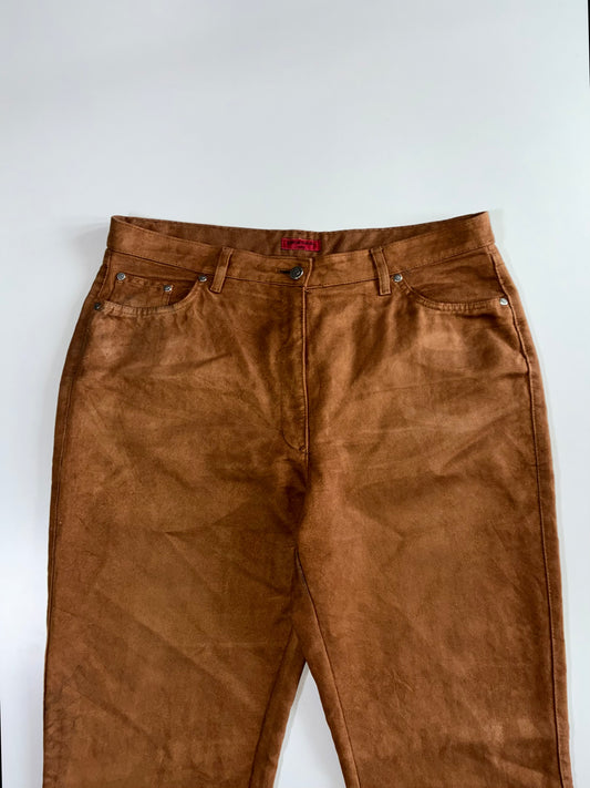 Pierre Cardin Premium Original Sued Leather Pant (W:36:L:45)