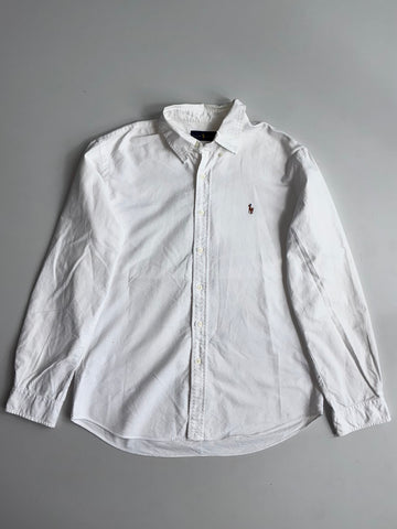 Polo Ralph Lauren White Oxford Button-Up Shirt (XL)